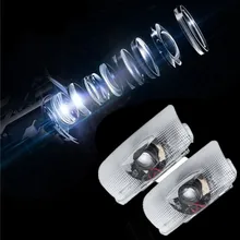 2x светодиодный автомобильный проектор с логотипом, дверной светильник для Toyota Camry 4 Runner Для Avalon Highlander Land Cruiser Prius Sequoia Venza Tundra