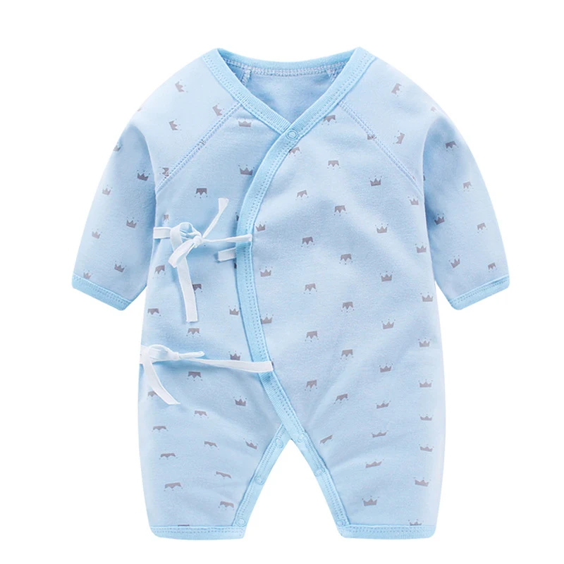 Модный боди для новорожденных девочек и мальчиков милая одежда с длинными