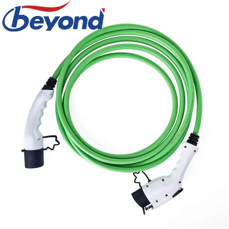 5M 32A EV Cable 16А 32А тип 1 Тип 2 EV зарядное устройство J1772 вилка EVSE зарядный кабель электромобиль - Цвет: 5M 32A EV Cable