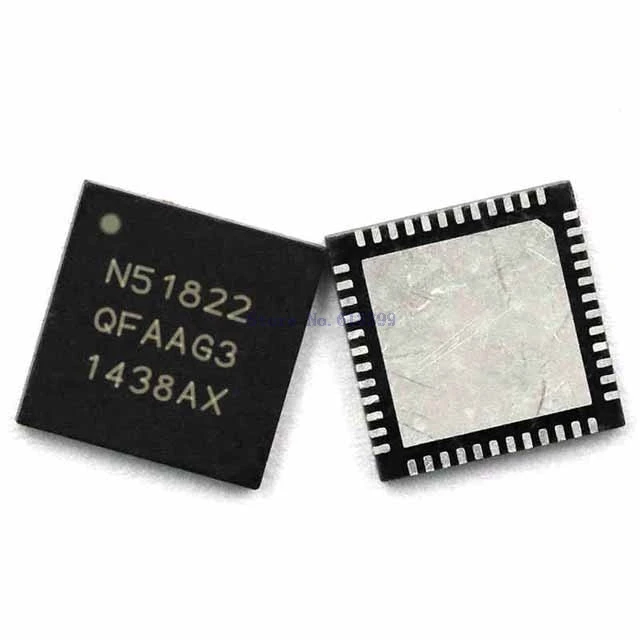 

Nrf51822 V3.1 (Ble) Smart Soc 2Mbps 3V 48-Pin Qfn Ep Ic Chip Nrf51822-Qfaa-R