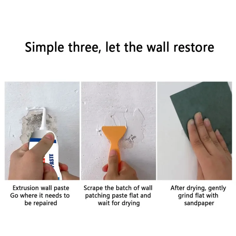 Водонепроницаемый ремонт стены Растрескивание или отверстие мгновенный водонепроницаемый ремонт пасты удалить стены граффити