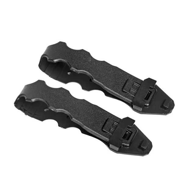 Tactical MOLLE 5.56 1+2 Side 9mm Magazine Pouch Kydex Wedge Insert KYWI Malice Strap Clip For TMC Belt Hunting Airsoft Paintball 1pair clip BK