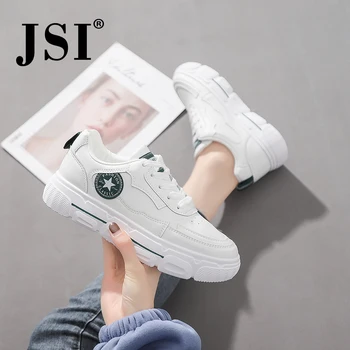 

JSI New Anti-Slippery Women Flats High Quality Print Air Hole Breathable Comfortable Fashion Shoes Casual Lace-Up Sneakers JY127