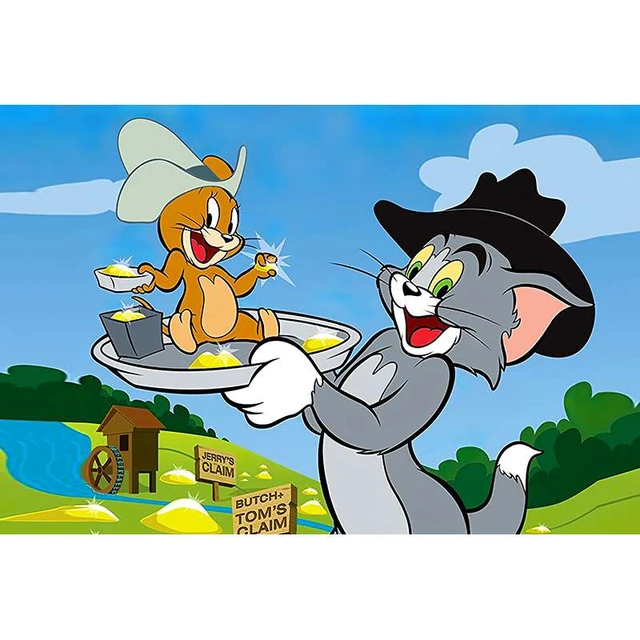 Cat And Mouse Puzzle Tom Jerry Jigsaw Puzzle 1000 Pieces Kids Cartoon  Characters Wooden Puzzles Educational Toys Custom Gift - Puzzles -  AliExpress