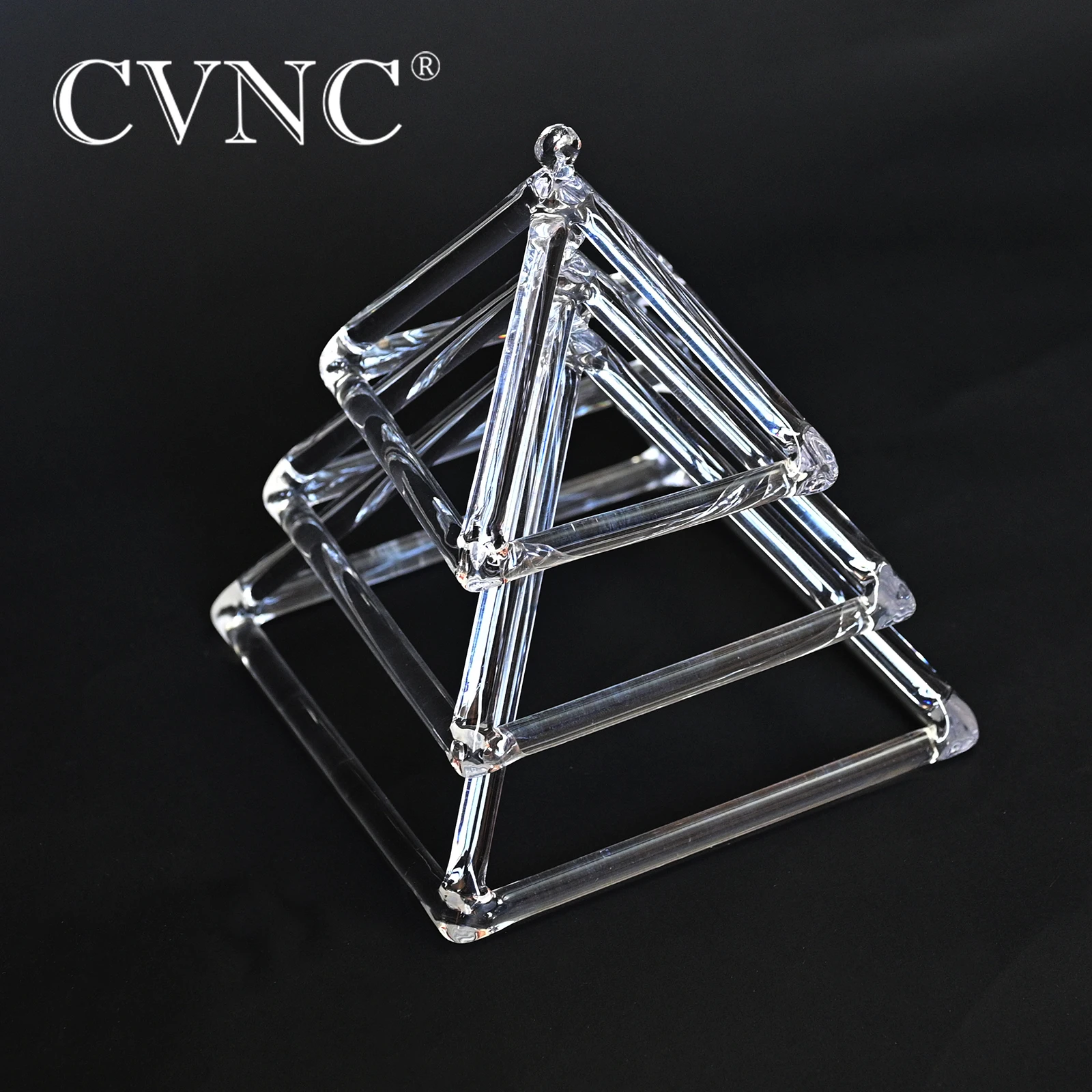 CVNC 6 дюймовый Прозрачный кристаллический кварц Поющая Пирамида|pyramid quartz crystal|pyramid