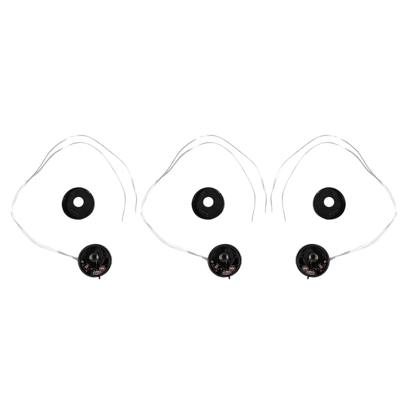 

3 x Black Wire Lead CR 2032 Button Battery Button Battery Holder Case