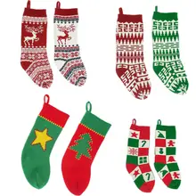 Красивые новогодние носки США для женщин и мужчин; подарок Санта-Клауса; теплые зимние забавные рождественские носки