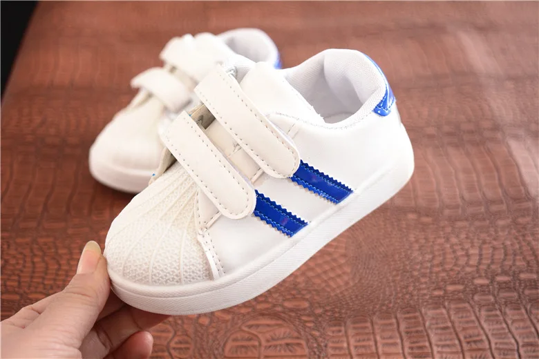 Hot sales New brand baby shoes high quality all season hook&Loop baby girls boys shoes classic tennis baby sneakers