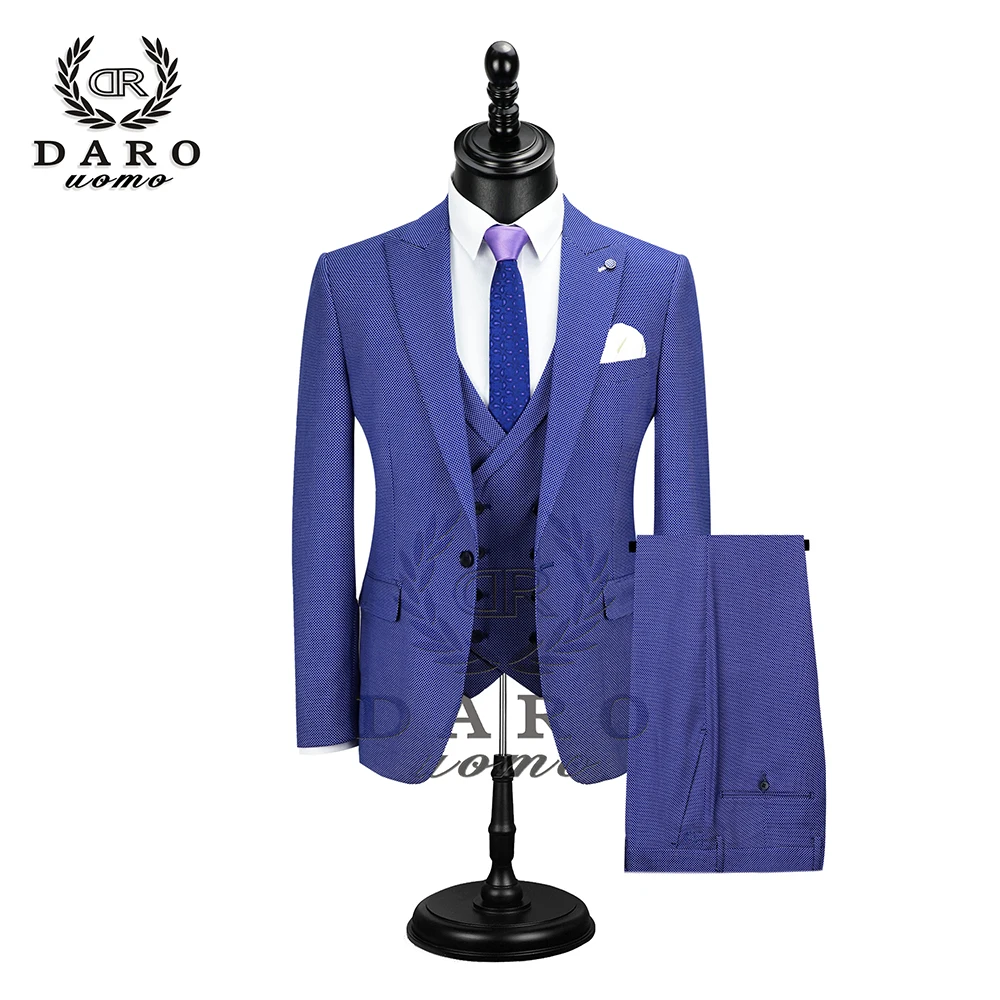 

Wonderful Groom Male Wedding Prom Suit Slim Fit Tuxedo Men Formal Business Work Wear Suits 3Pcs Set (Jacket+Pants+Vest)DR8902