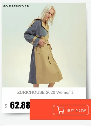ZURICHOUSE, асимметричный Тренч для женщин,, Ретро стиль, классический, с отворотом, персональный хит, цвет, пэчворк, дизайн, свободный крой, длинное пальто для женщин