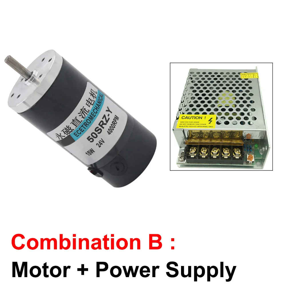 15W 12V 24V постоянного тока с постоянным магнитом двигатель высокого Скорость в двигатели постоянного тока 2000/3000/4000 об/мин регулируемая Скорость Реверсивный для смарт-устройств