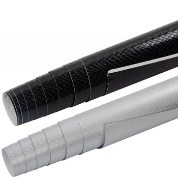 

SUNICE 1.52x10m Car Film Stickers Motorcycle Wraping Films Stretchable Styling Waterproof Snake Skin Vinyl Wrap Accessories