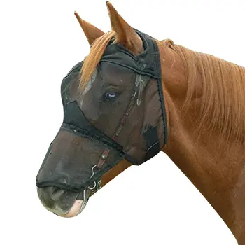 

1Pcs Black Horse Face Mask, Breathable Horse Face Mask, Horse Face Mask, Anti-Mosquito Horse Face Mask