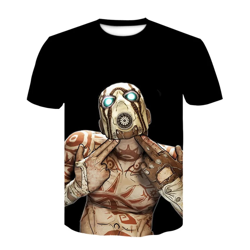 Borderlands 3 3D печатных футболка мужская и женская спортивная повседневная Уличная