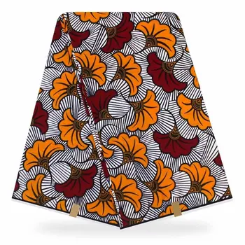 

Hot sale Guaranteed ankara Wax High Quality Yellow color African Wax 2020 African Wax Nigeria style for patchwork sewing