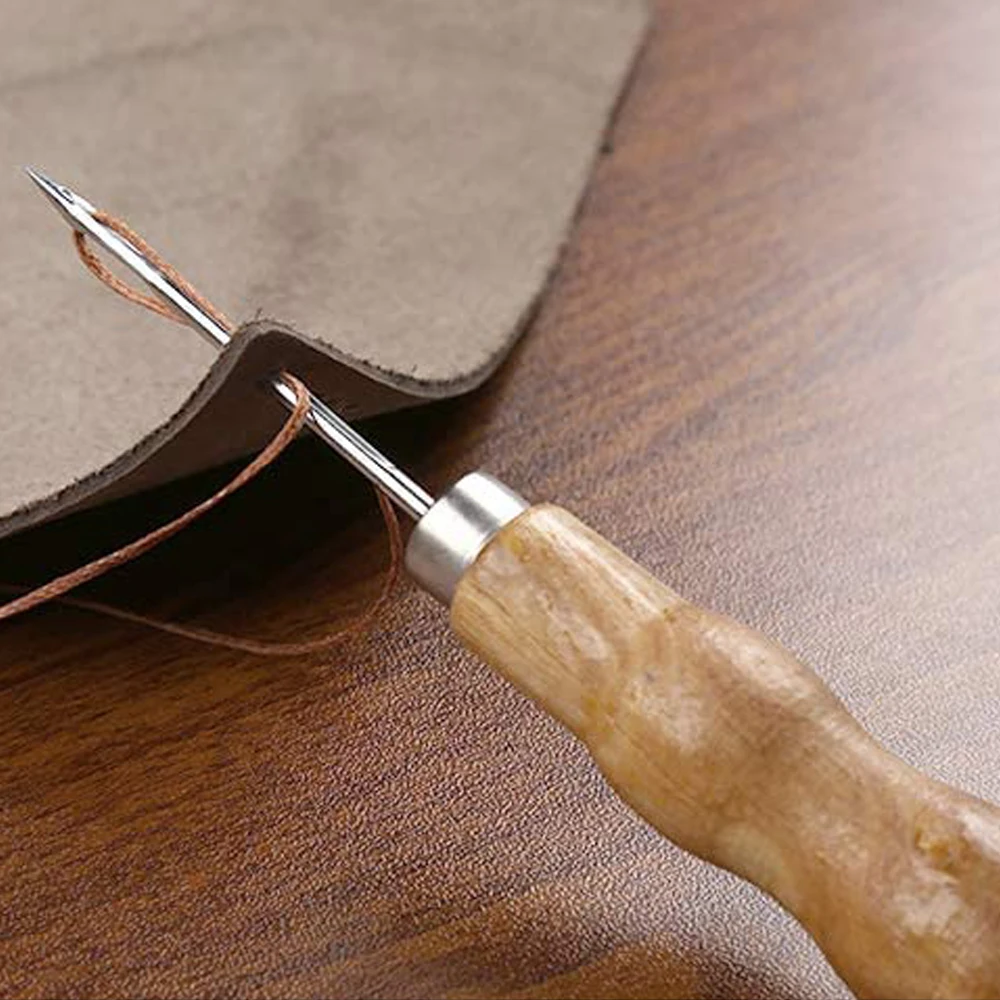 300M Nylon Leather Sewing Thread Waxed Thread Awl Repair Shoes Hand Stitching Tools