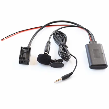 

Car Bluetooth AUX Adapter Wireless Audio Phone Call Hands Free Microphone For OPEL CD30 CDC40/CD70/DVD90