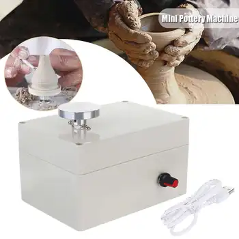 

2000RPM Mini Electric Pottery Wheel Machine 5V USB 4.5cm Pottery Wheels Clay Throwing Making Machine Ceramic Clay Kit