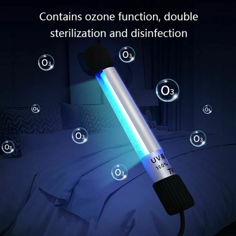 

New Handheld UVC Germicidal Sterilization Light Portable Ozone Lampara Ultraviolet Light For Sterilization And Removal Of Mites