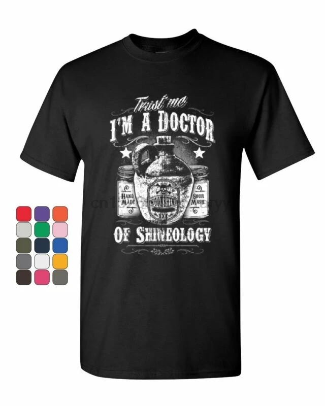 Футболка Moonshine Doctor Shineology Whisky Liquor Booze Drinking Мужская футболка |