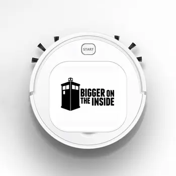 

Robot Vacuum Cleaner Intelligent Automatic Mopping Clean Robot for Floor Dr. Who Tardis Bigger On The Inside