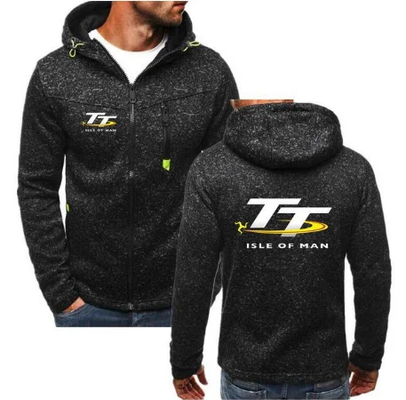 Бренд Топ Isle of Man TT Толстовка для мотоциклистов команды мужчин для TT толстовки Kawasaki повседневные мужские на молнии AKRAPOVIC hoodidd - Цвет: 1
