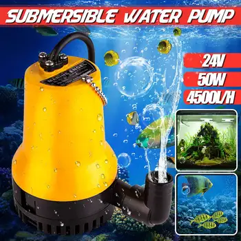 

50W Submersible Water Pump Aquarium Fish Pond Tank Bottom Suction Spout Control Clean Water Change Filter Manure Suction Pump