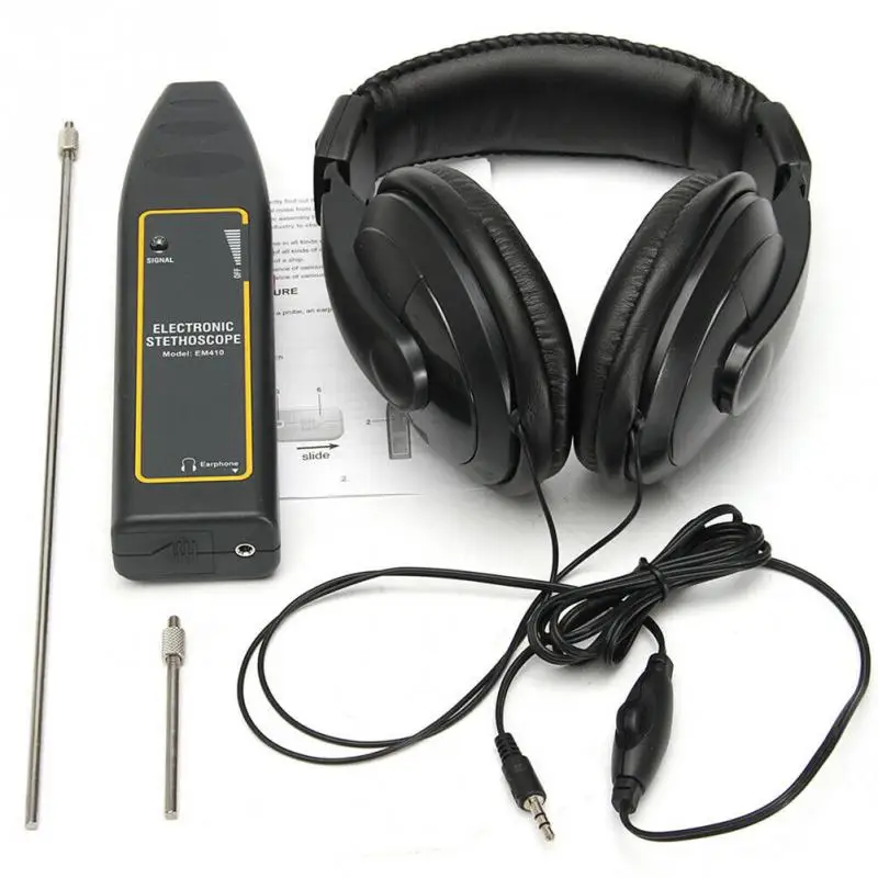 

Auto Leak Detector Car Water Pipe Electronic Stethoscope Earphone Detection W1Z0 Auto Engine Motor Abnormal Sound Detectors