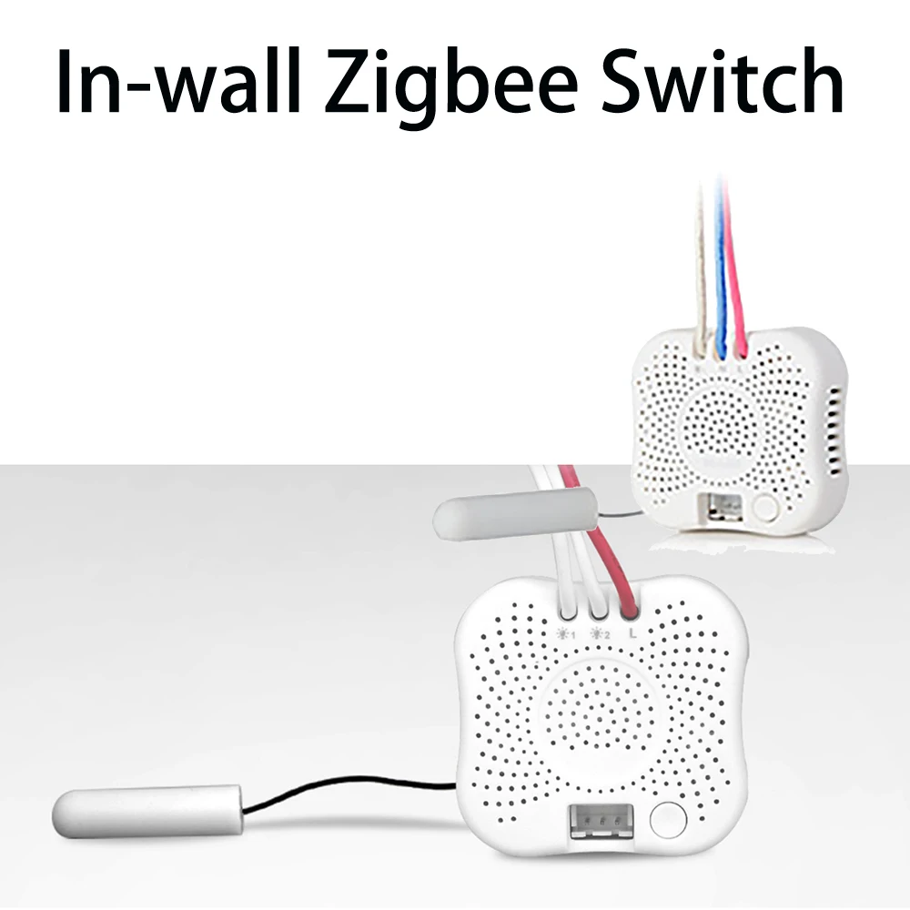 Встроенный переключатель преобразует традиционные Проводные одножильные переключатели, чтобы быть умными переключателями Zigbee, соединяющимися с ORVIBO Zigbeehub