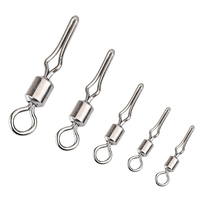 5/10PCS Fishing Barrel Bearing Rolling Swivel Solid Ring LB Lures Connector Outdoor Tool Hot | Спорт и развлечения