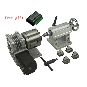 

Rotary axis A axis 4th axis tailstock for CNC router dividing head CNC3040 6040 6090