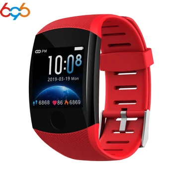 

696 Q11 Fitness Smart Bracelet Blood Pressure & Heart Rate Monitor Colorful Touch Screen Smart Band Wristband Step Counter