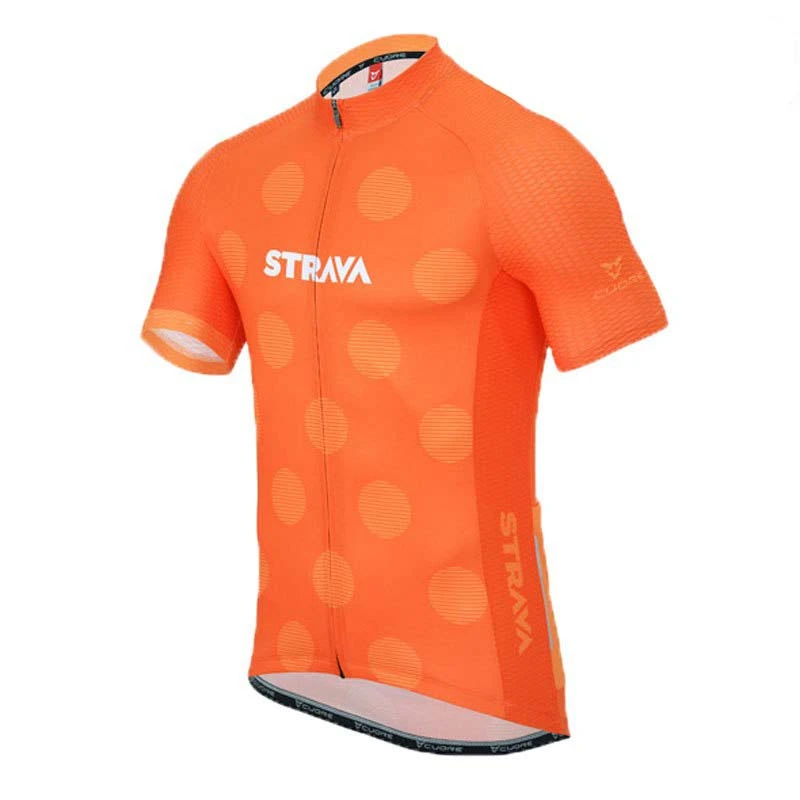 STRAVA Мужская одежда для велоспорта с коротким рукавом летние рубашки