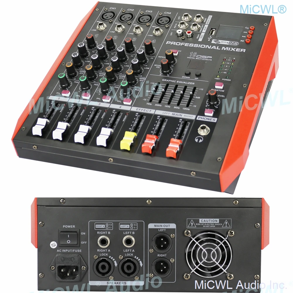 New Generation 800W Bluetooth Audio Mixer Mixing Console 4 Channel Sound Karaoke Music Live 2 Channel Power Amplifier Mixer aiyima 2way music preamplifier micophone amplifier board karaoke mixing amplification computer audio signal mixer board dc 12 24