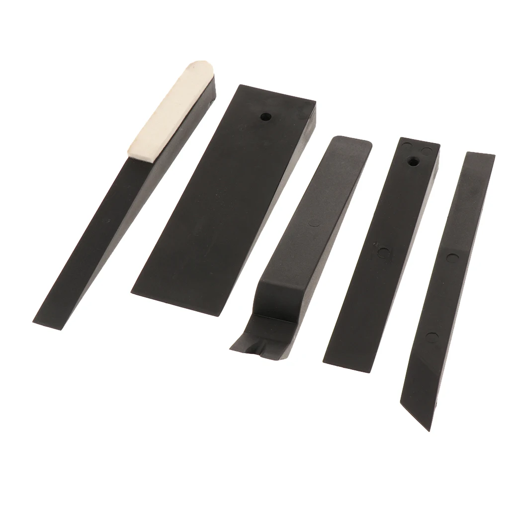 

Black 5 Pieces Auto Car Radio Door Clip Panel Trim Dash Audio Removal Installer Pry Tools