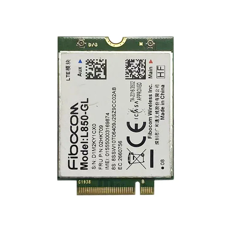 Módulo sem Fio Fibocom para Lenovo Thinkpad L850-gl Cartão M.2 4g Lte Cat9 x1 Carbono 7th 8th 02hk7129 - Imagem 3