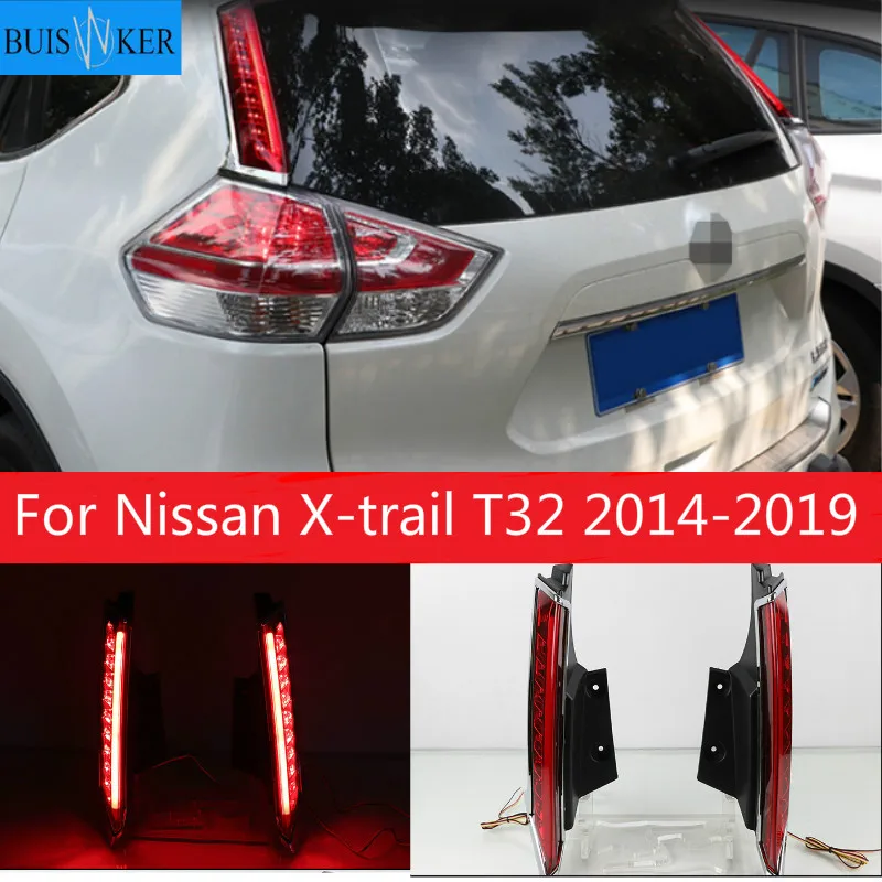 Автомобильная светодиодная лампа для Nissan X-trail T32 2014-2019 задний бампер