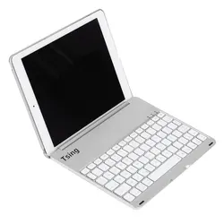 Para ipad air2 caso teclado portátil com teclado sem fio teclas de baixo ruído ultra fino para ipad air2 para ar 2 ipad caso capa