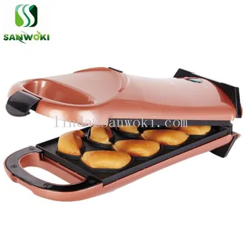 

homeuse Ingots shaped waffle maker machine portable non-stick ingots cake baker machine DIY breakfast cake roasting grill