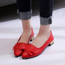 Модные повседневные Черные балетки на плоской подошве из искусственной кожи без застежки; сезон весна; новые удобные лоферы; женские водонепроницаемые мокасины; цвет красный, белый; Zapatos De Mujer