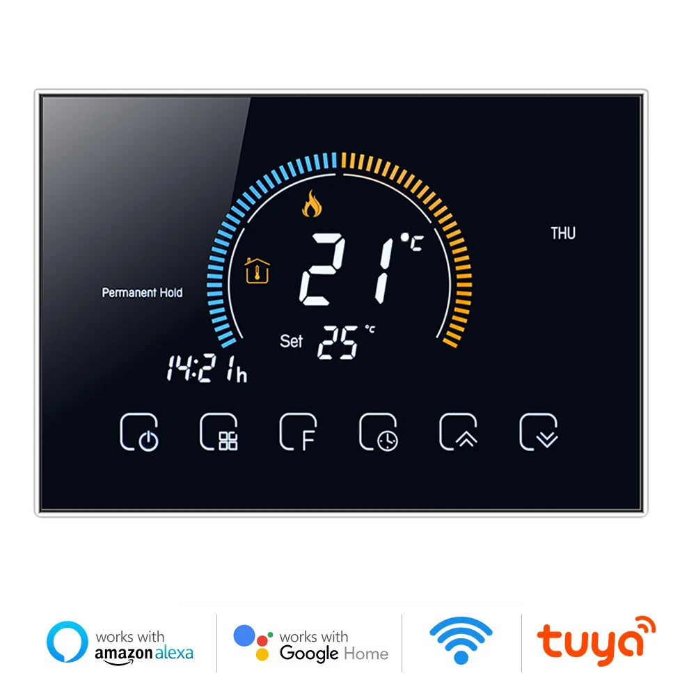 Умный термостат для теплого пола Tuya Wi-Fi с пультом ДУ | Обустройство дома