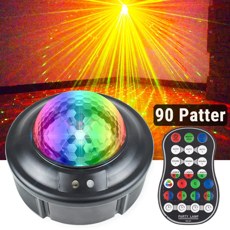 New Spacecraft Laser Projector Stage Lights Colorful Disco Light Beam Strobe Light Professional Audio Equipments Dj Light