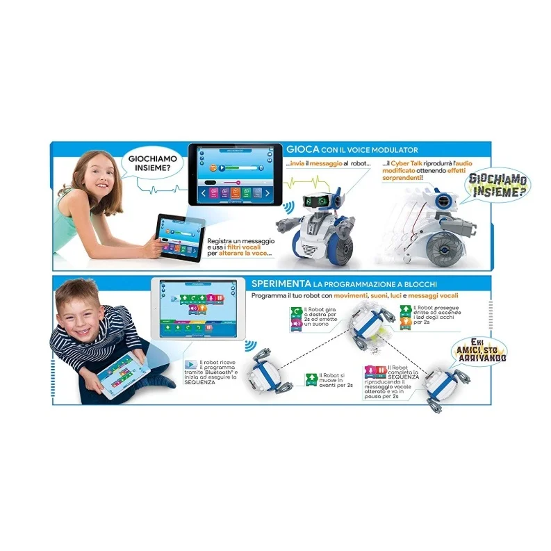 cyber talk robot bluetooth