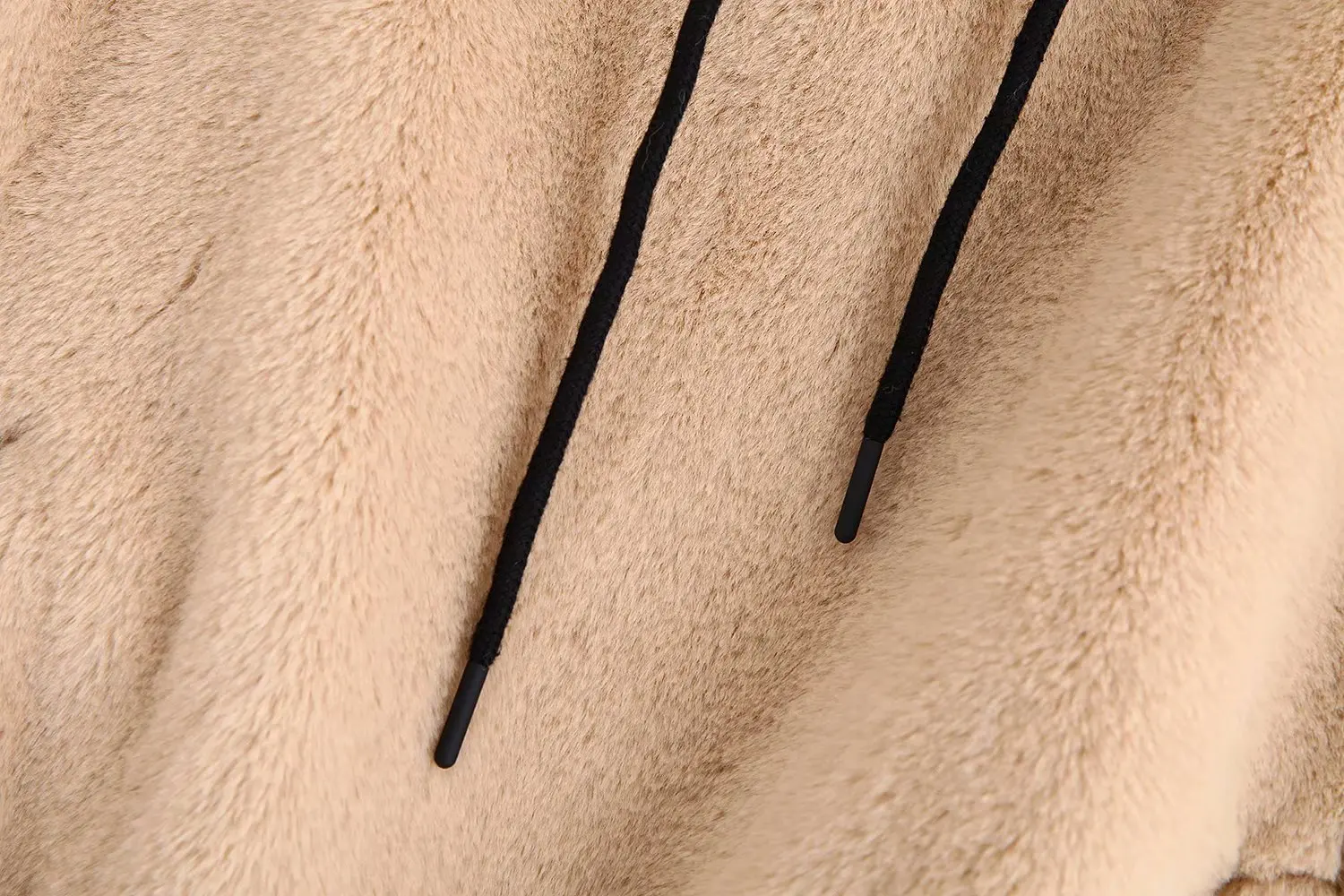 Винтажный стильный Зимний толстый теплый искусственный мех негабаритный плюшевый пиджак пальто для женщин Мода с капюшоном карманы Верхняя одежда шикарные топы