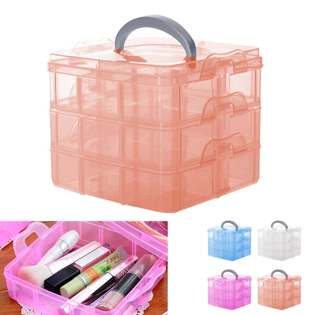 

2019 Fashion Trend Creative Design Transparent Plastic Make Up Bags Detachable Comestic Box Storage Clutch Handbags