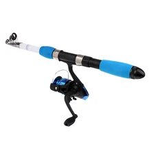 Телескопическая удочка и Катушка комбо из углеродного волокна Удочка с спиннингом вправо/Левша