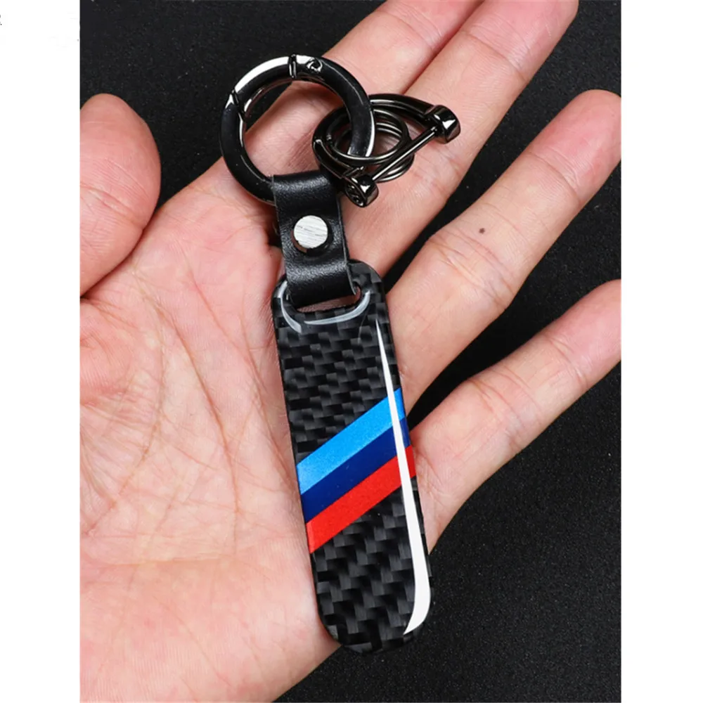 Key Ring New Carbon Fiber Keychain Car Styling For BMW 1 3 5 6 7 X1 X3 X5 X6 E46 E39 E36 E90 F07 F10 F30 Accessories | Автомобили и
