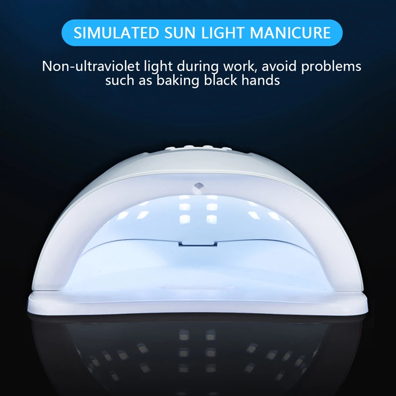 80 Вт светодиодный светодиодная УФ-лампа для ногтей для маникюра гелевая Сушилка для ногтей сушильная лампа для полировки ногтей 30 маникюрных инструментов с автоматическим датчиком 60 s/90 s