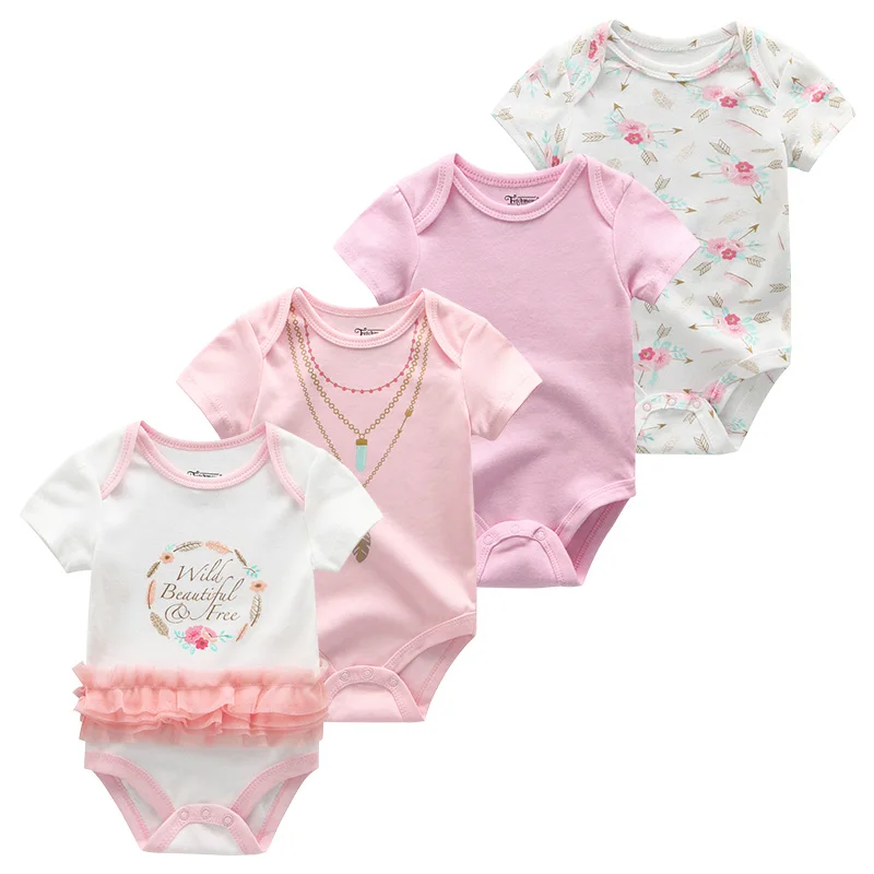 Одежда для новорожденных костюмы унисекс детская одежда из хлопка roupas de bebe Одежда для маленьких мальчиков и девочек из 4 предметов - Цвет: BDS4050