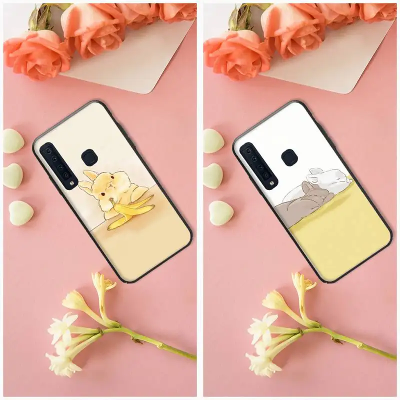 

Yellow Rabbit Cute Phone Case Phone Case For Samsung Galaxy Case A51 Fundas Shell Samsung Note 8 9 1A71 12A30S 457Soft Cover